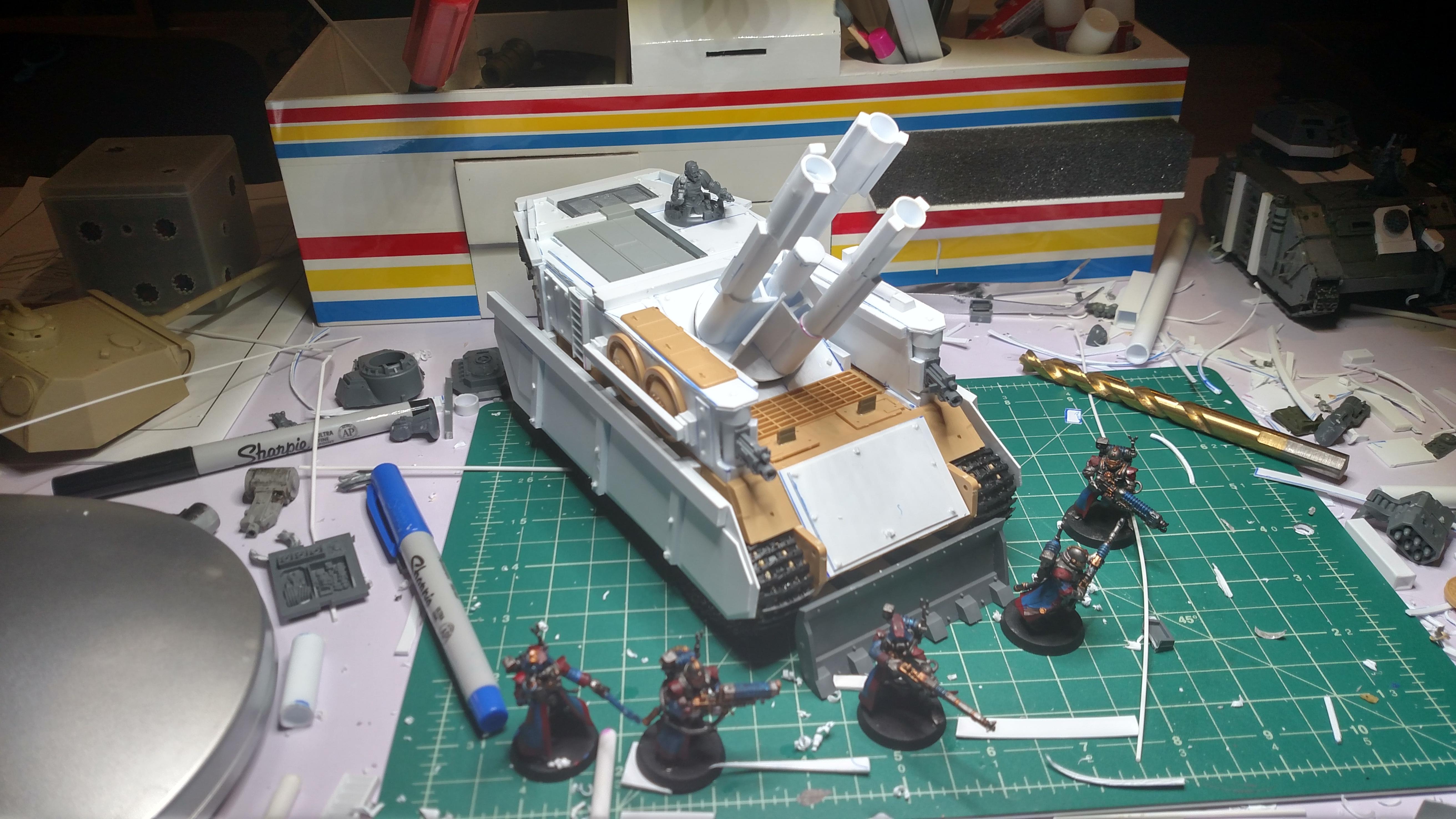 Dominus Siege Bombard WIP front. Finished Construction Dominus Siege Bombard WIP front